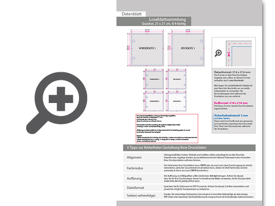 Product Bild loseblattsammlung_21_0_cm_x_21_0_cm__492_bl__tter_pro_sammlung__vorne_und_hinten_farbig_(4_4)