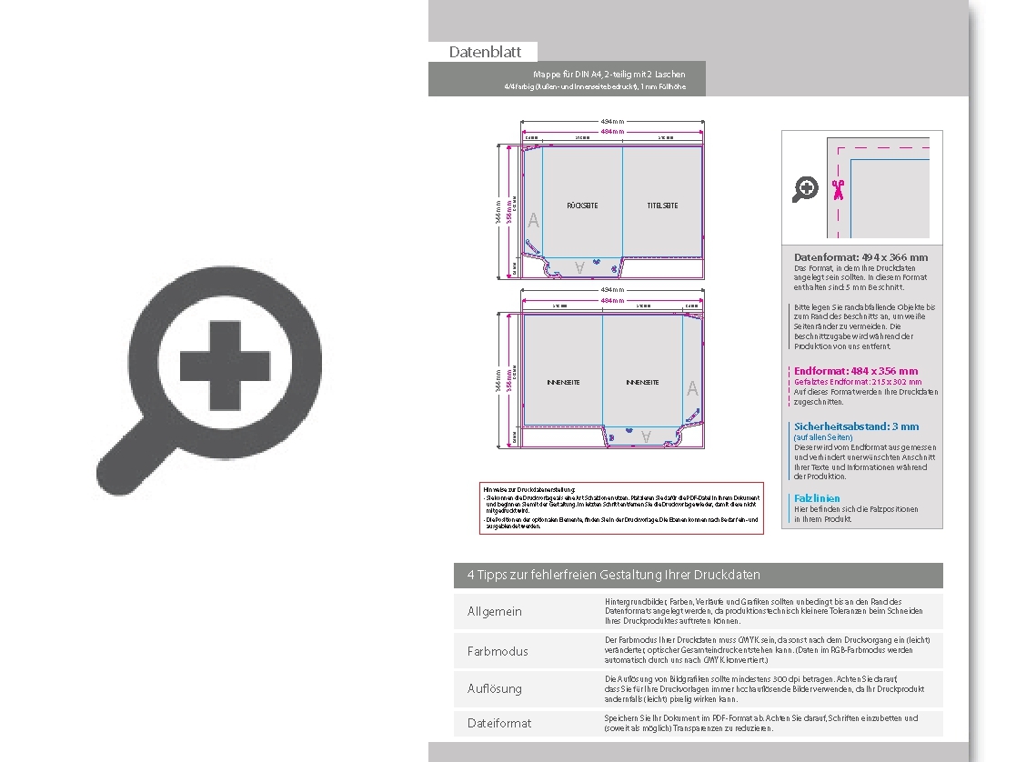 Product Bild mappe_f__r_din_a4__2-teilig_mit_2_laschen__4_4_farbig_(au__en-_und_innenseite_bedruckt)